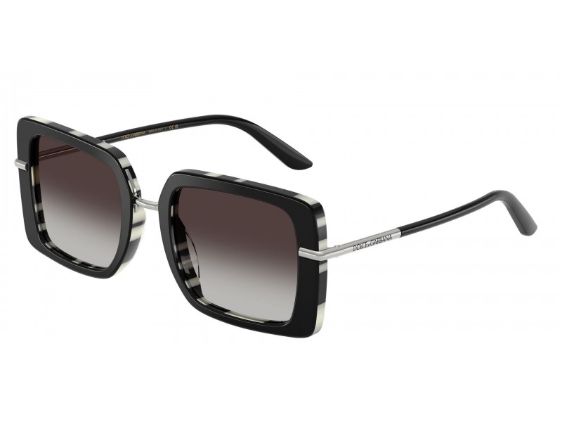 Dolce & Gabbana DG4491 fekete keret, zebra szürke lencse