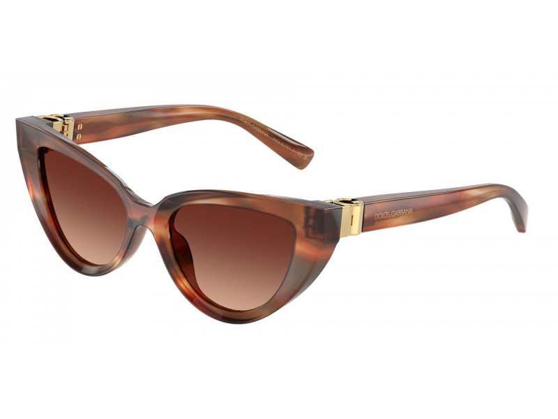 Dolce & Gabbana DG4497 csíkos barna napszemüveg