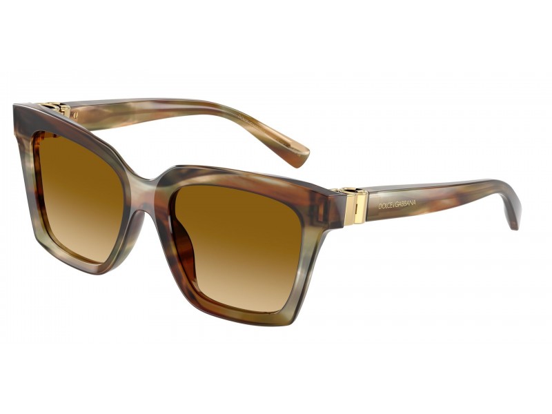 Dolce & Gabbana DG4498 női csíkos okker-sárga napszemüveg