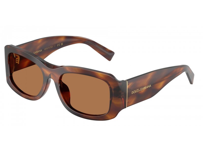 Dolce & Gabbana DG4503 csíkos barna-bronz napszemüveg