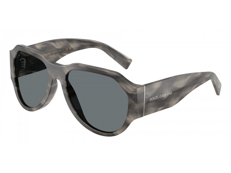 Dolce & Gabbana DG4504 férfi napszemüveg csíkos szürke-sötétkék