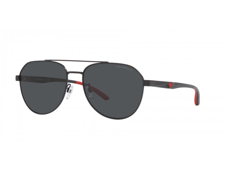 Emporio Armani EA2129D 300187 - Matte Black / Dark Grey