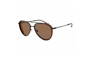 Emporio Armani EA2163 matt fekete, sötétbarna lencse