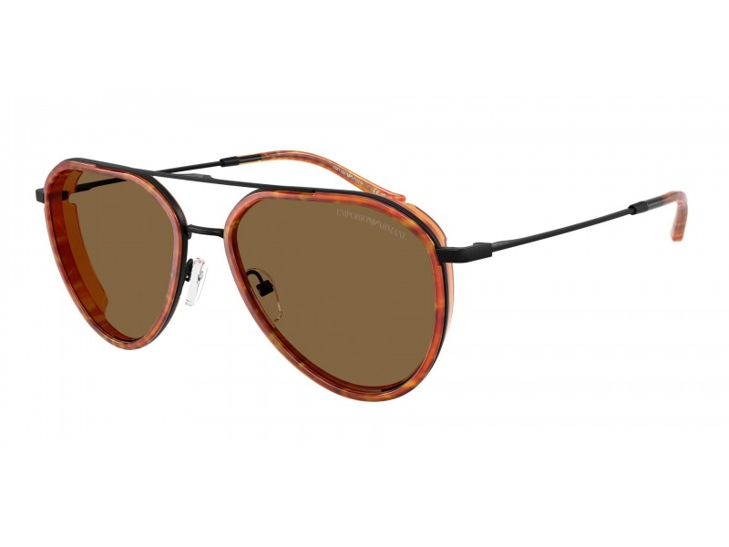 Emporio Armani EA2163 3001OR matt fekete-barna napszemüveg