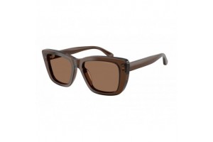 Emporio Armani EA4246U 625173 Shiny Transparent Brown Dark Brown napszemüveg