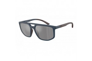 Emporio Armani EA4248U 62606G Matte Blue Dark Grey Mirror Silver napszemüveg