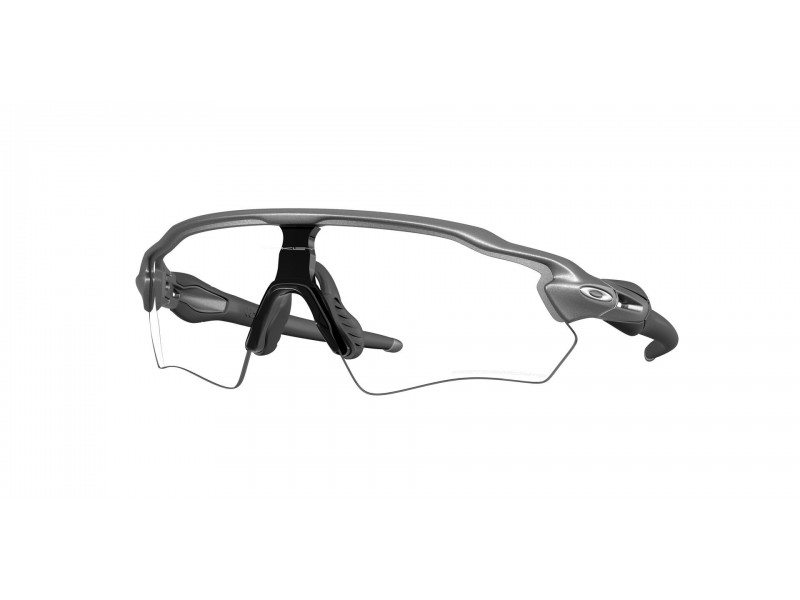 Oakley Radar EV S OO9510 Steel Clear-to-Black Iridium