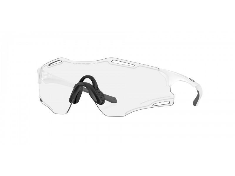 Oakley OO9512D CYBR ZERO matt fehér, Clear-to-Black Iridium