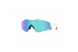 Oakley OO9512D CYBR ZERO Polished White - Prizm Sapphire