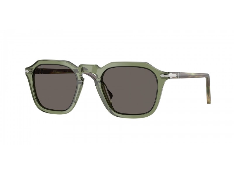 Persol PO3292S 1226B1 – átlátszó zöld keret, sötét szürke lencse