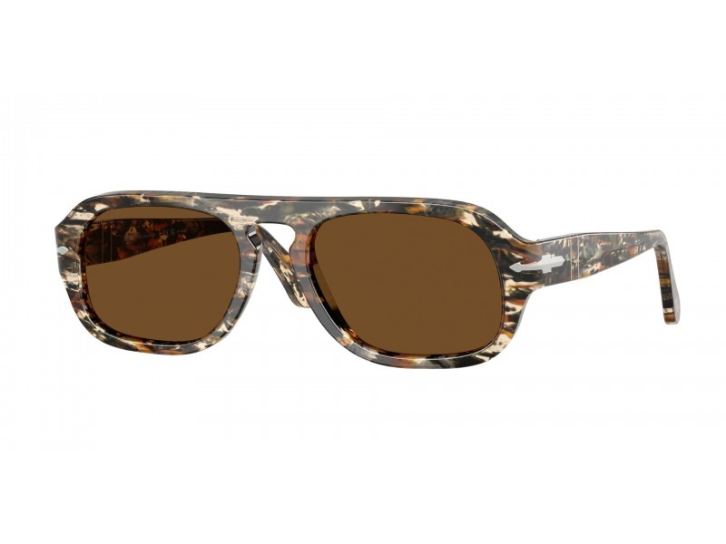 Persol PO3369S 122157 Amber Brown/Pirate Black Brown napszemüveg