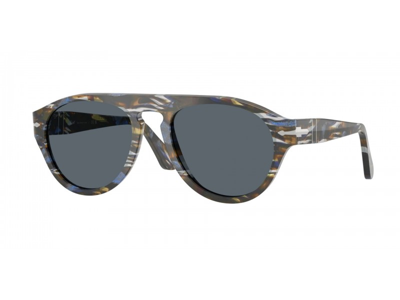 Persol PO3370S 1222R5 Frost Grey/Nautical Blue napszemüveg