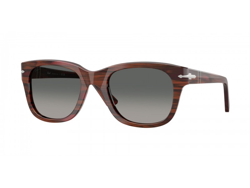 Persol PO3372S 122371 - bordó csíkos, szürke gradient