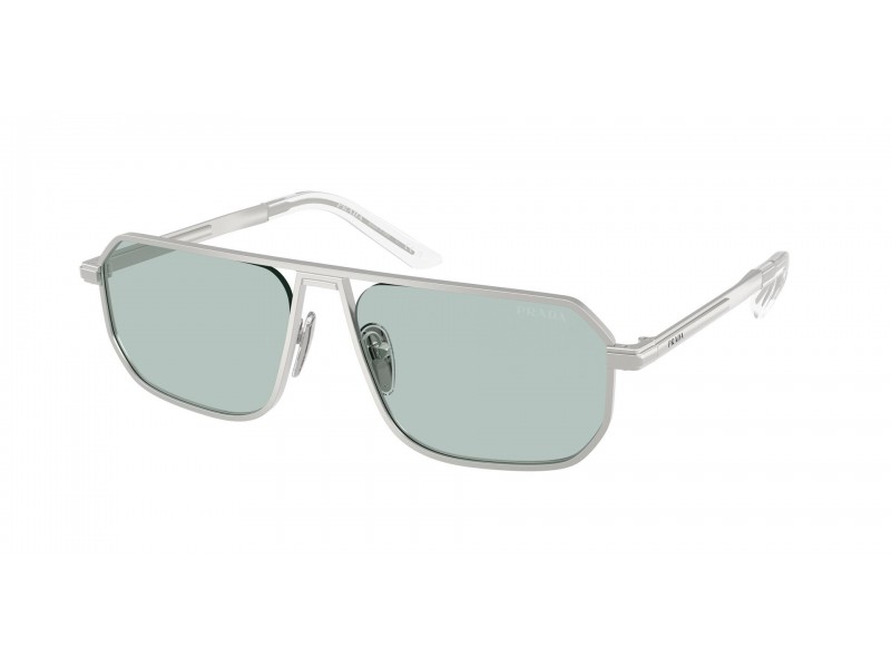 Prada PR A53S 27540N - Matte Silver Azure férfi napszemüveg