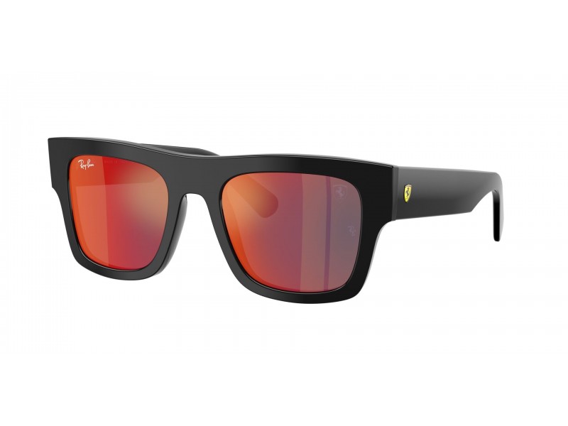 Ray-Ban RB2217M F6016P Black Grey Mirror napszemüveg