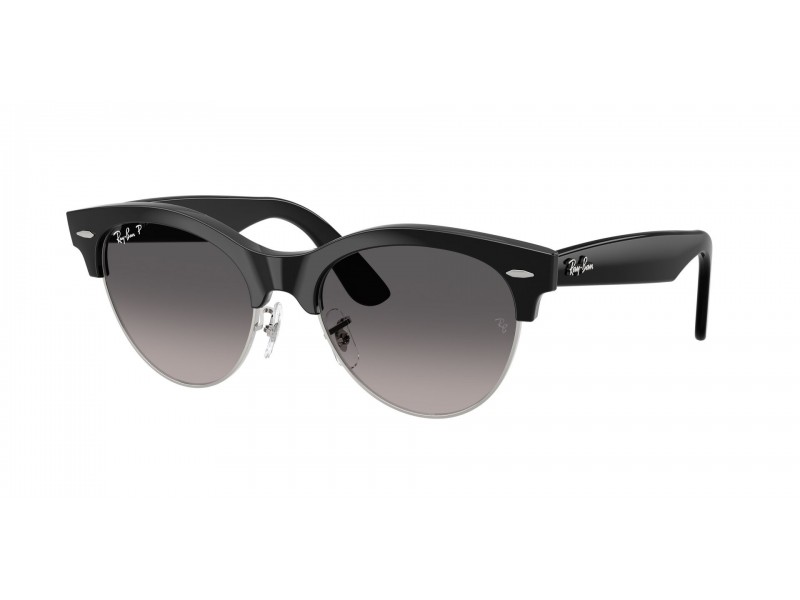 Ray-Ban RB2341 CLUBMASTER Black On Silver napszemüveg