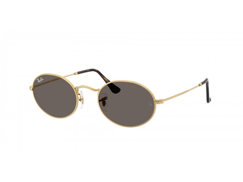 Ray-Ban RB3547N OVAL Arista Gold - sötét szürke lencse