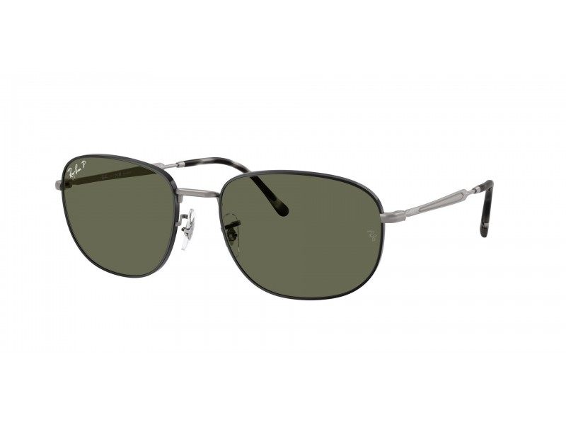Ray-Ban RB3754 Matt fekete/matt gunmetal zöld lencse