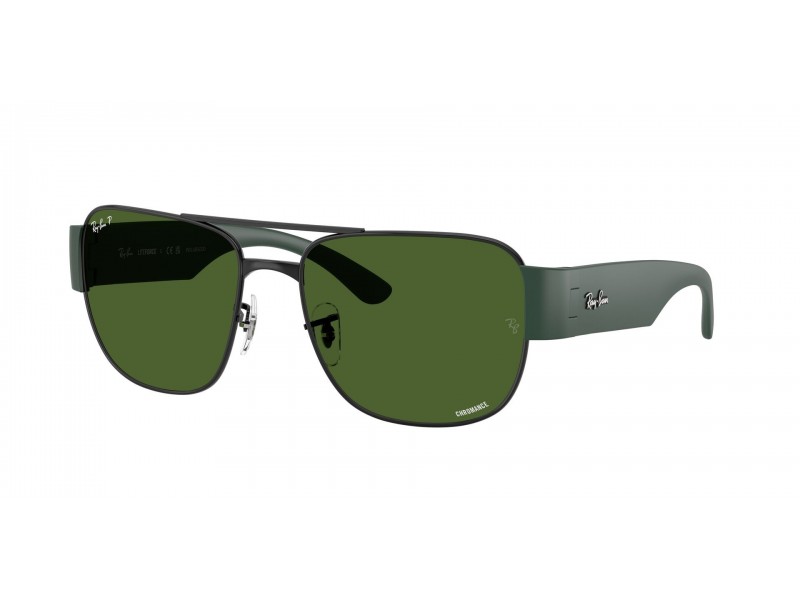 Ray-Ban RB3756CH Black Polar Dark Green napszemüveg