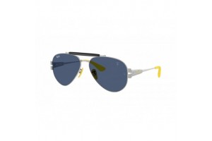 Ray-Ban RB3762M F06480 Silver Dark Blue unisex napszemüveg