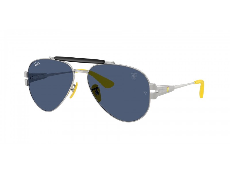 Ray-Ban RB3762M F06480 Silver Dark Blue unisex napszemüveg