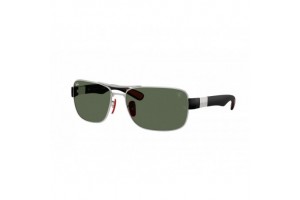 Ray-Ban RB3763M F03171 Silver Dark Green napszemüveg
