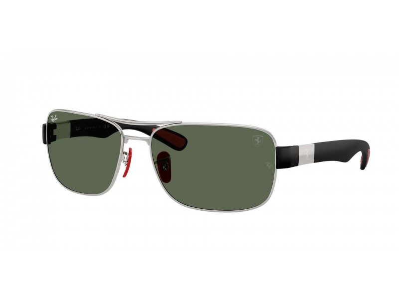 Ray-Ban RB3763M Silver Dark Green napszemüveg
