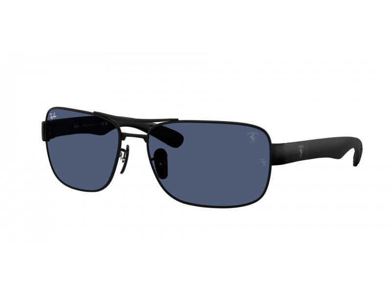Ray-Ban RB3763M Matte Black Dark Blue napszemüveg