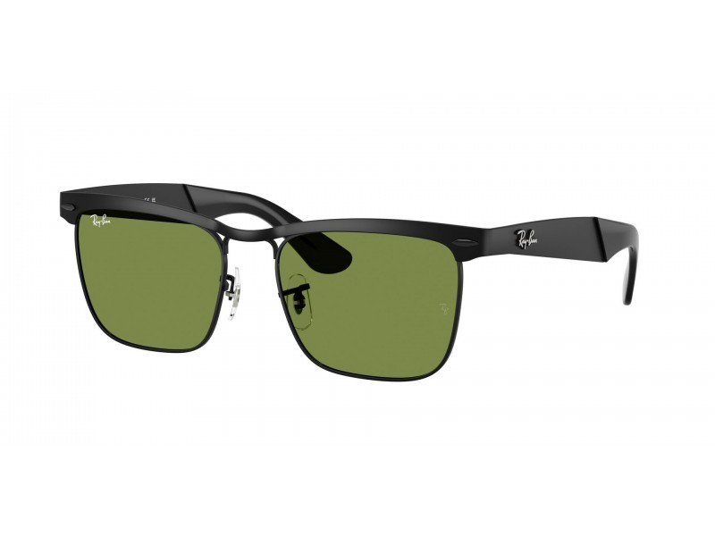 Ray-Ban RB3875 Wayfarer Deluxe matt fekete, zöld lencse