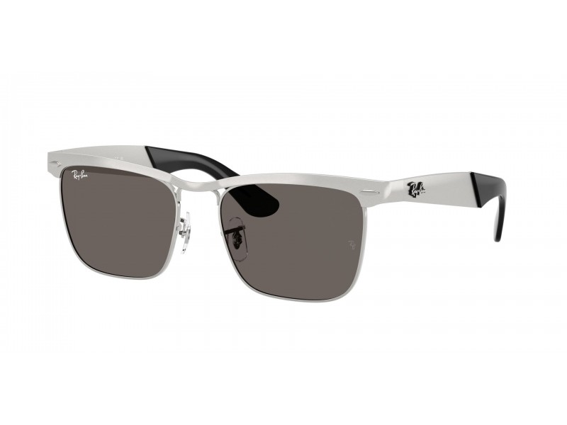 Ray-Ban RB3875 Wayfarer Deluxe matt ezüst - sötétszürke