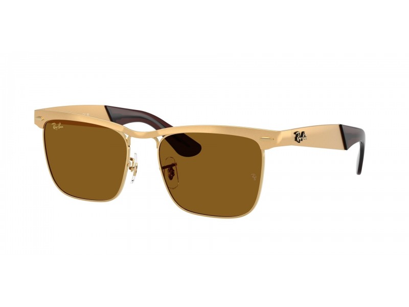 Ray-Ban RB3875 WAYFARER DELUXE - Sandblasted Gold, barna