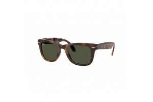 Ray-Ban RB4105 Folding Wayfarer - Havana Green