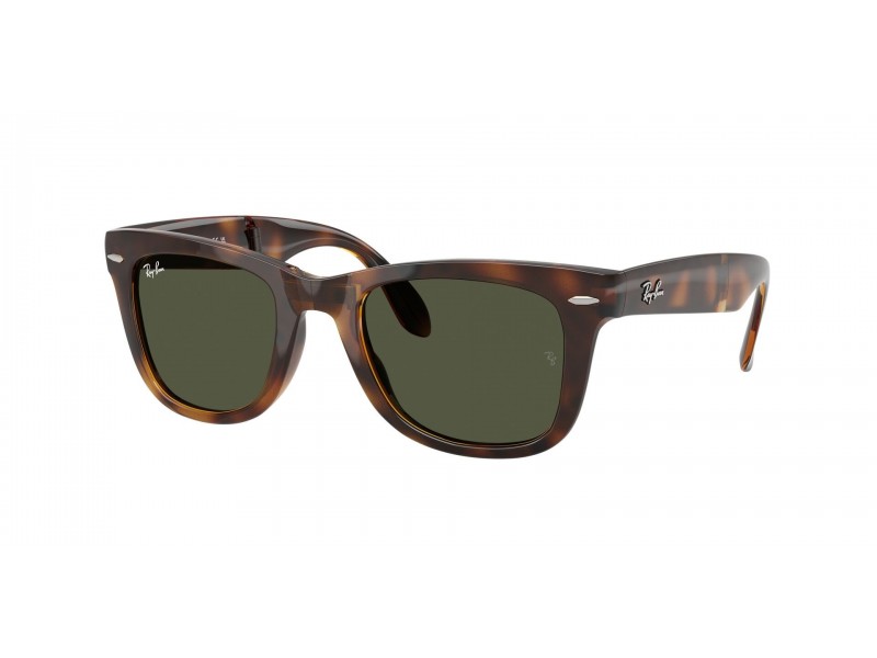 Ray-Ban RB4105 Folding Wayfarer - Havana Green