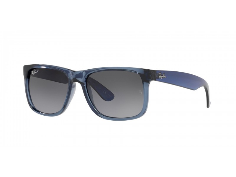 Ray-Ban RB4165 JUSTIN Transparent Blue Grey - Férfi napszemüveg