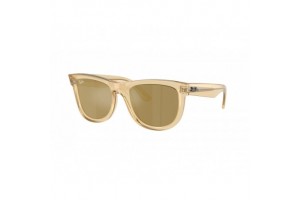 Ray-Ban RBR0502S 68215A WAYFARER REVERSE Opal Yellow Brown Mirror Gold napszemüveg
