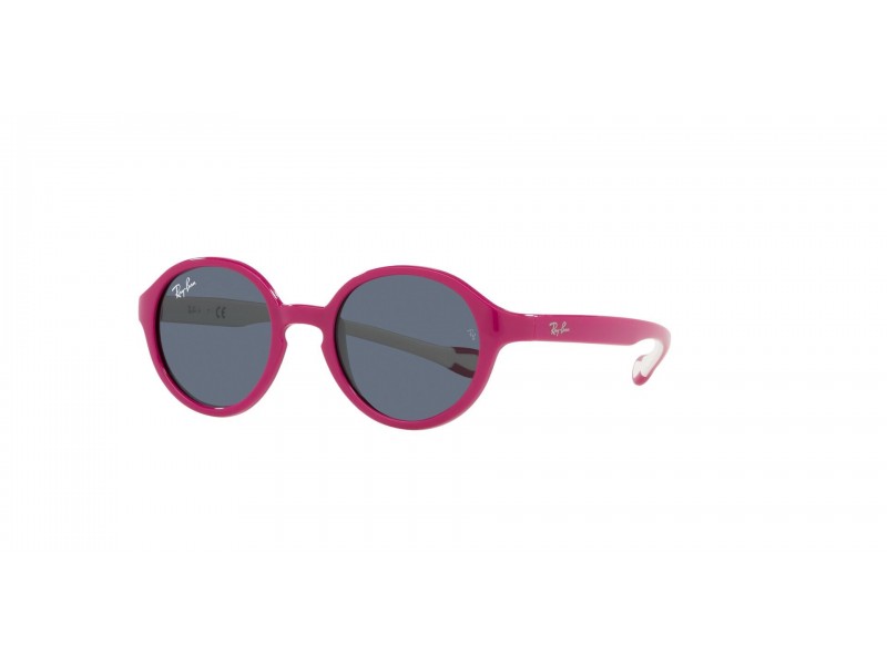 Ray-Ban RJ9075S Fuxia On Cream - Dark Grey lencse