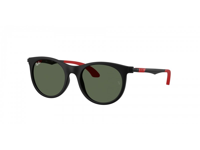 Ray-Ban RJ9082S 718371 – Matte Black / Dark Green