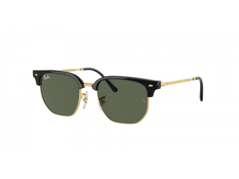Ray-Ban RJ9116S Junior Clubmaster fekete/arany sötétzöld lencse