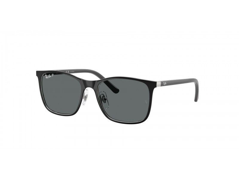 Ray-Ban RJ9551S 295/81 fekete-ezüst sötétszürke polar