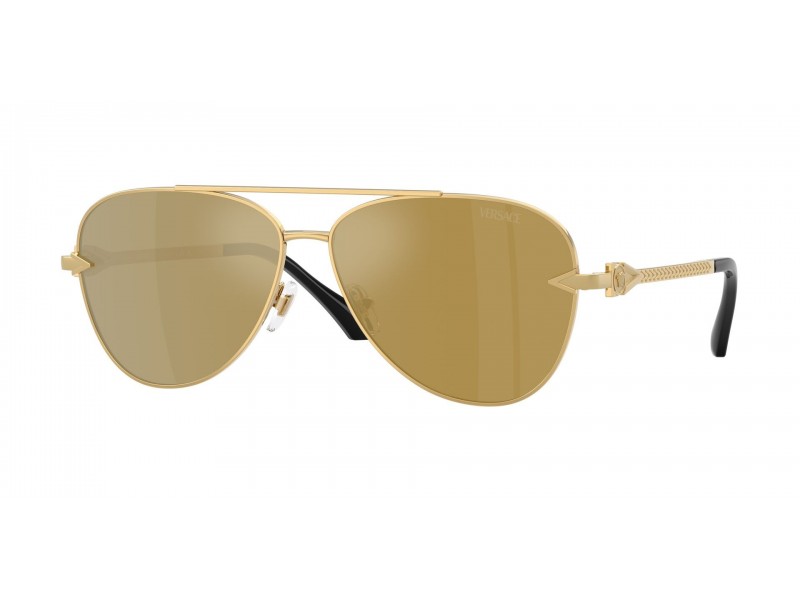 Versace VE2283 10027I - Gold Brown tükrös napszemüveg