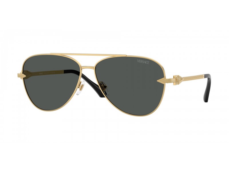 Versace VE2283 100287 Gold Dark Grey napszemüveg