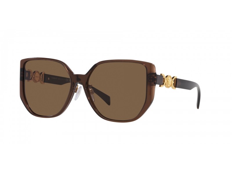 Versace VE4449D női napszemüveg Transparent/Dark Brown