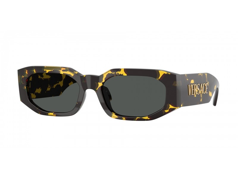 Versace VE4489U Brown Tortoise - Dark Grey lencse