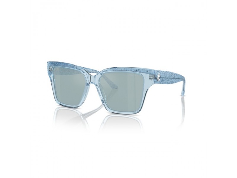 Jimmy Choo JC5003 50387C — átlátszó azúr glitter napszemüveg