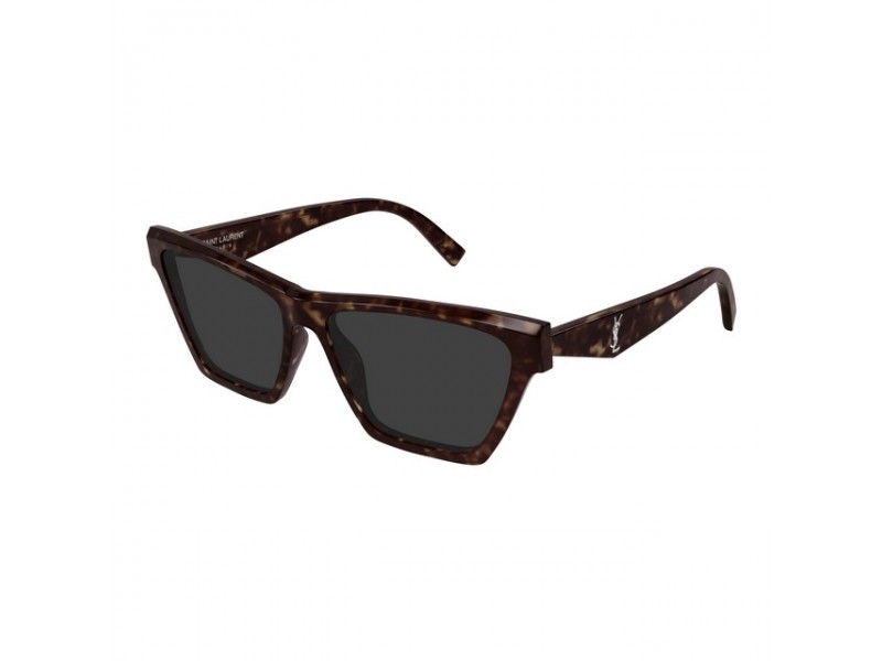 Saint Laurent SL M103 006 — Shiny Dark Havana Grey