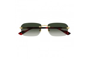 Gucci GG1221S 006 férfi napszemüveg - sárga arany/szürke