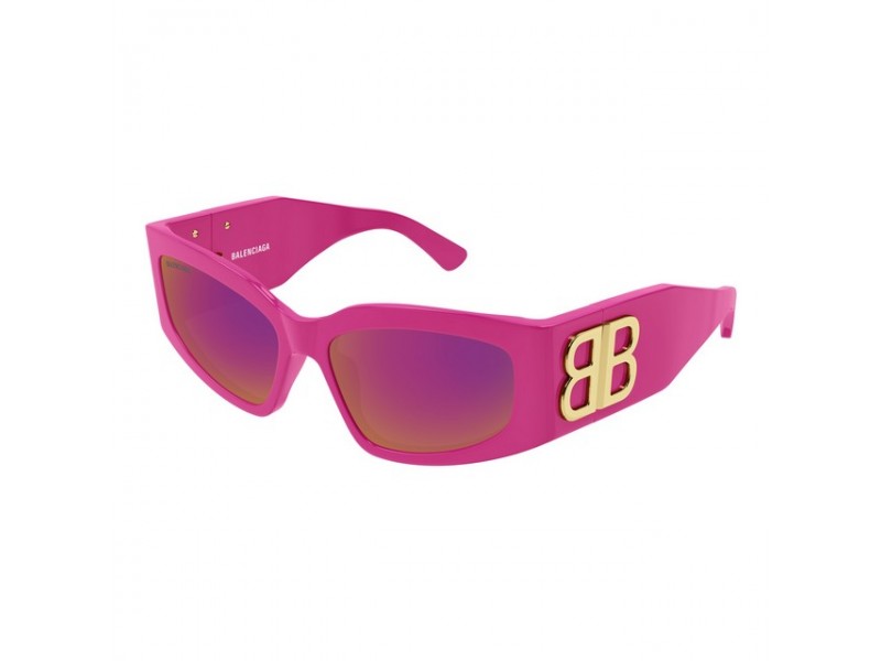 Balenciaga BB0321S 011 fukszia női napszemüveg, pink tükrös