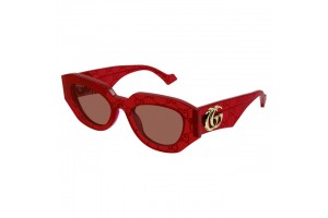 Gucci GG1421S 006 női napszemüveg CRYSTAL/RED BROWN