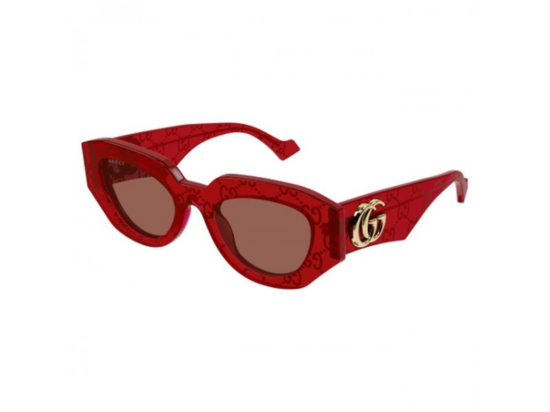 Gucci GG1421S 006 női napszemüveg CRYSTAL/RED BROWN