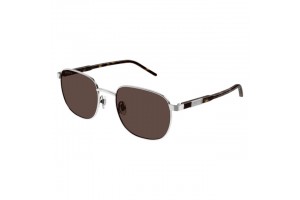 Gucci GG1799S 002 – Shiny Silver Brown férfi napszemüveg